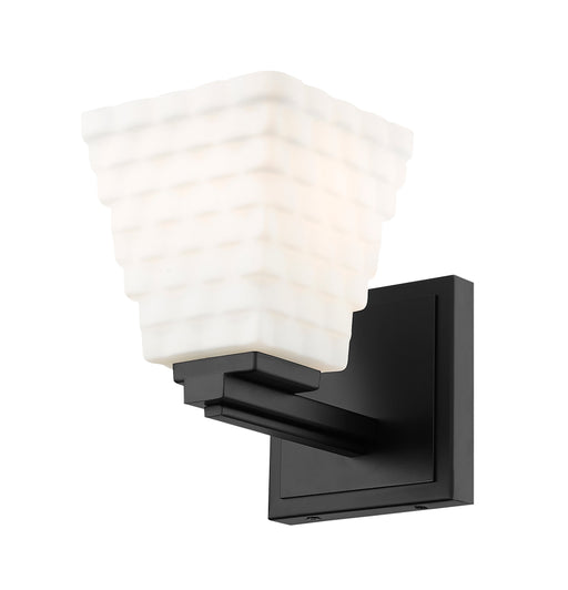 Wall Sconce Z-Lite 7514-1S-MB Matte Black Annalise 1 Light Wall Sconce Z-Lite