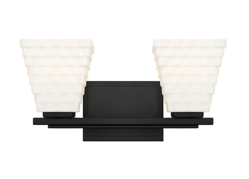 Vanity Z-Lite 7514-2V-MB Matte Black Annalise 2 Light Vanity Z-Lite