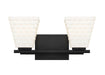 Vanity Z-Lite 7514-2V-MB Matte Black Annalise 2 Light Vanity Z-Lite