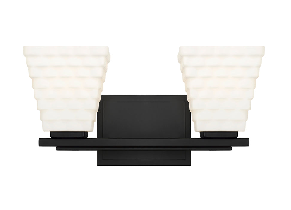Vanity Z-Lite 7514-2V-MB Matte Black Annalise 2 Light Vanity Z-Lite