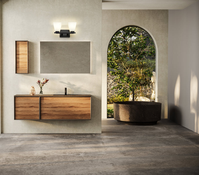 Vanity Z-Lite 7514-2V-MB Matte Black Annalise 2 Light Vanity Z-Lite