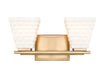 Vanity Z-Lite 7514-2V-MGLD Modern Gold Annalise 2 Light Vanity Z-Lite