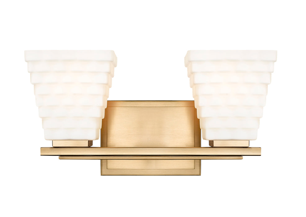 Vanity Z-Lite 7514-2V-MGLD Modern Gold Annalise 2 Light Vanity Z-Lite