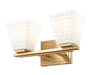 Vanity Z-Lite 7514-2V-MGLD Modern Gold Annalise 2 Light Vanity Z-Lite