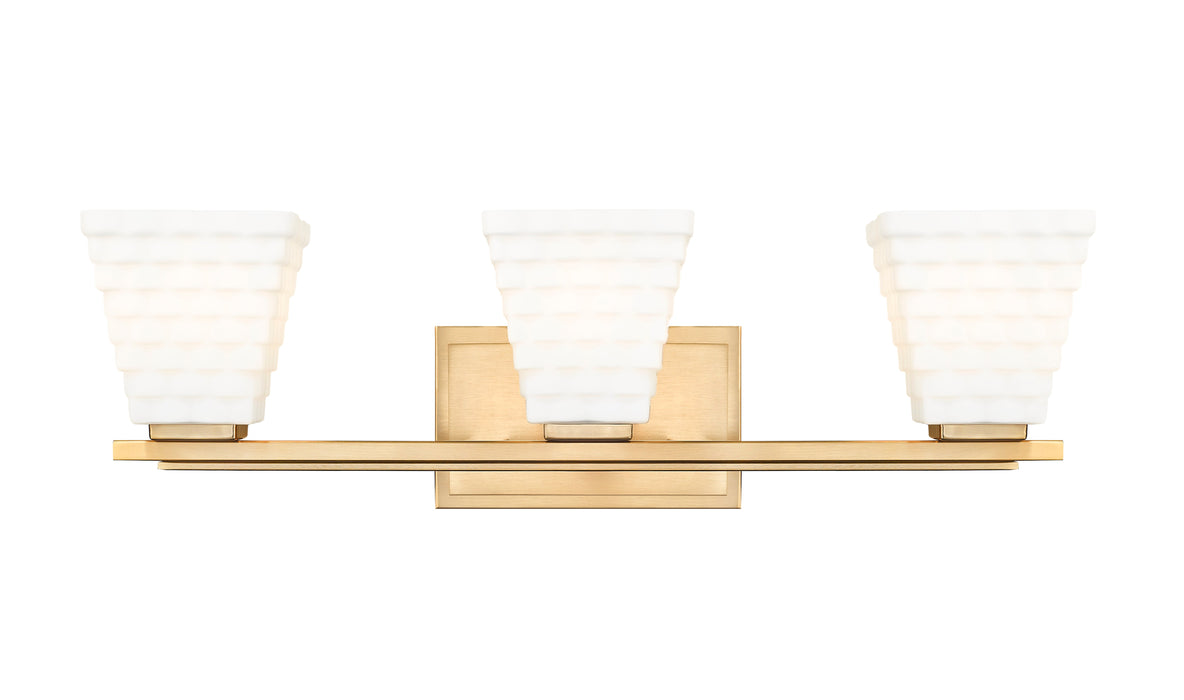 Vanity Z-Lite 7514-3V-MGLD Modern Gold Annalise 3 Light Vanity Z-Lite