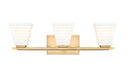 Vanity Z-Lite 7514-3V-MGLD Modern Gold Annalise 3 Light Vanity Z-Lite