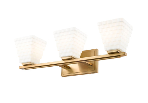 Vanity Z-Lite 7514-3V-MGLD Modern Gold Annalise 3 Light Vanity Z-Lite
