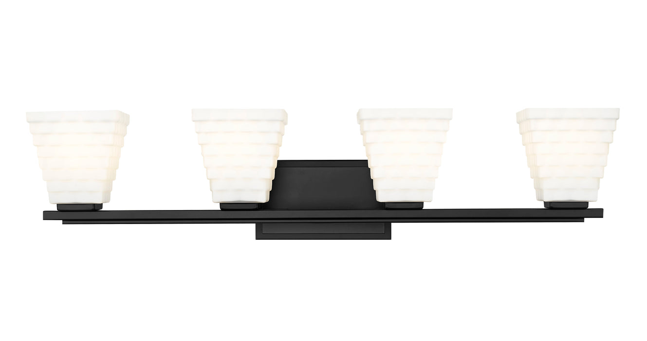 Vanity Z-Lite 7514-4V-MB Matte Black Annalise 4 Light Vanity Z-Lite