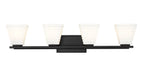 Vanity Z-Lite 7514-4V-MB Matte Black Annalise 4 Light Vanity Z-Lite