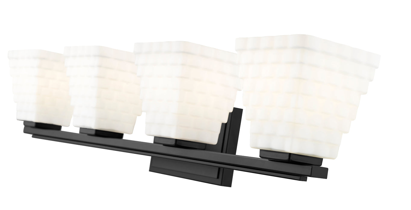 Vanity Z-Lite 7514-4V-MB Matte Black Annalise 4 Light Vanity Z-Lite