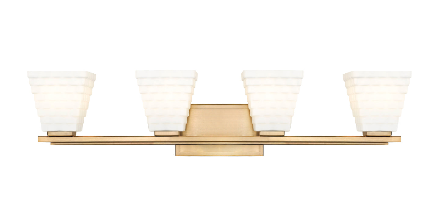 Vanity Z-Lite 7514-4V-MGLD Modern Gold Annalise 4 Light Vanity Z-Lite