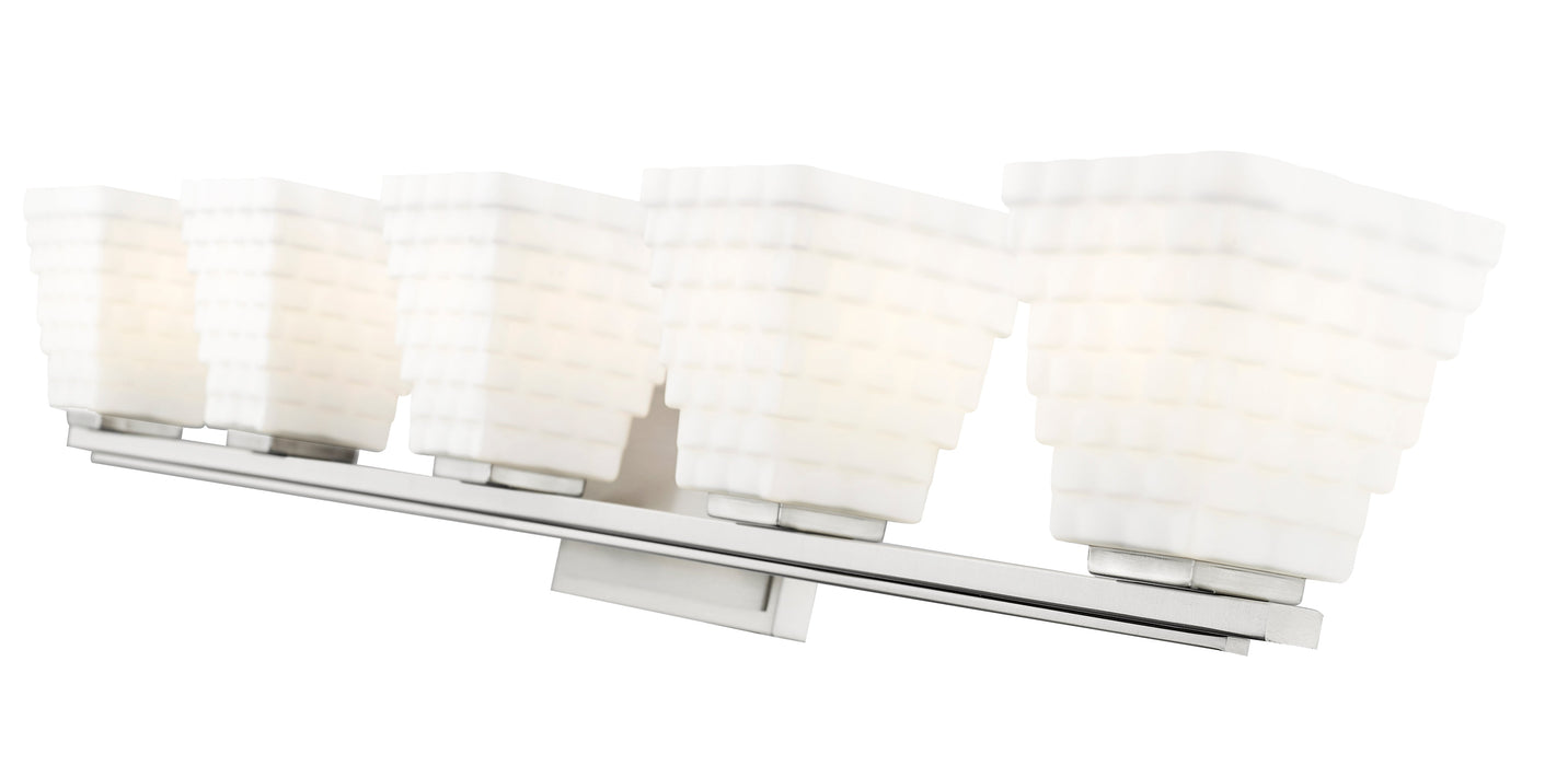 Vanity Z-Lite 7514-5V-BN Brushed Nickel Annalise 5 Light Vanity Z-Lite