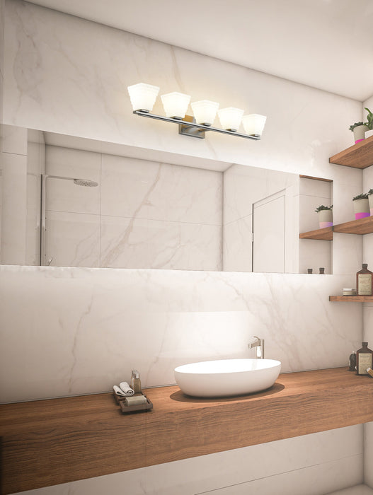 Vanity Z-Lite 7514-5V-BN Brushed Nickel Annalise 5 Light Vanity Z-Lite