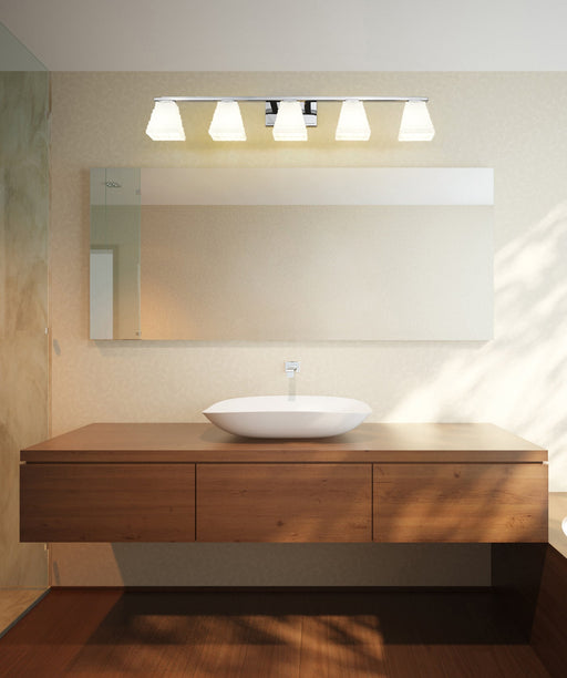 Vanity Z-Lite 7514-5V-CH Chrome Annalise 5 Light Vanity Z-Lite