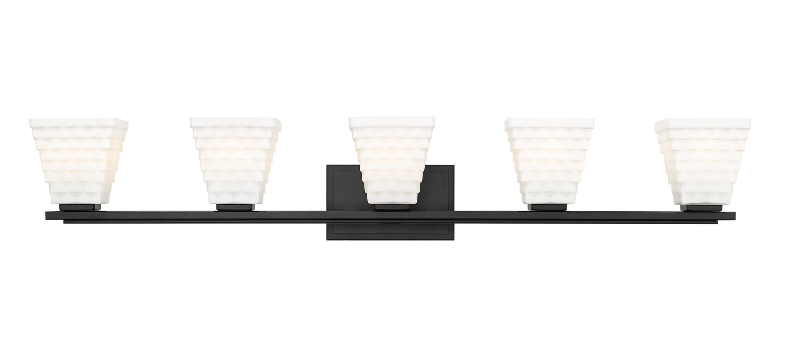 Vanity Z-Lite 7514-5V-MB Matte Black Annalise 5 Light Vanity Z-Lite
