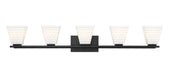 Vanity Z-Lite 7514-5V-MB Matte Black Annalise 5 Light Vanity Z-Lite
