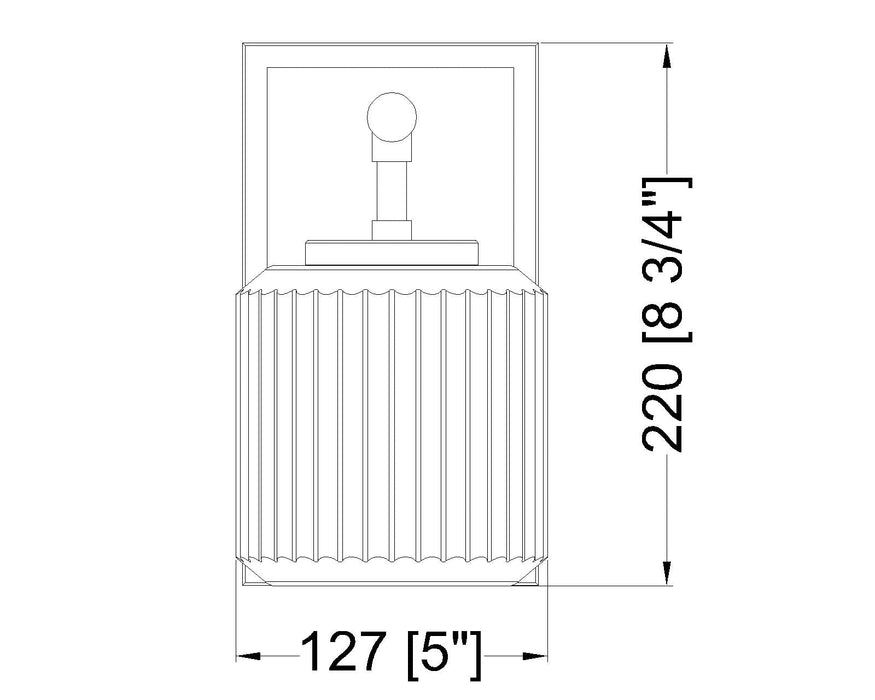 Wall Sconce Z-Lite 7515-1S-BN Brushed Nickel Landon 1 Light Wall Sconce Z-Lite