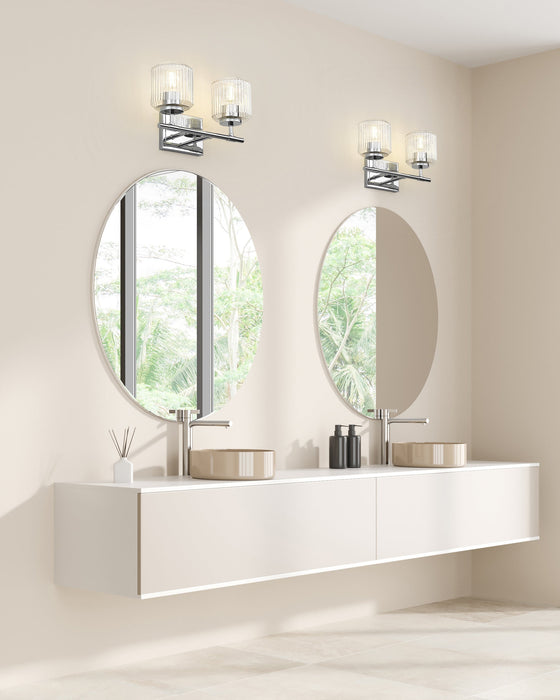 Vanity Z-Lite 7515-2V-CH Chrome Landon 2 Light Vanity Z-Lite