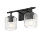 Vanity Z-Lite 7515-2V-MB Matte Black Landon 2 Light Vanity Z-Lite