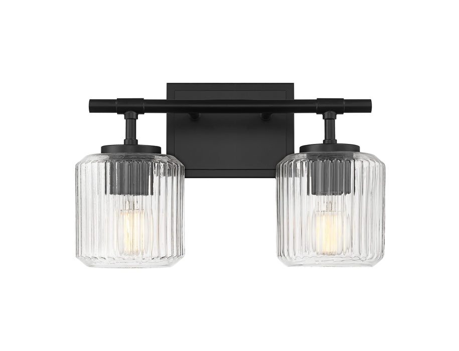 Vanity Z-Lite 7515-2V-MB Matte Black Landon 2 Light Vanity Z-Lite