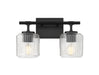 Vanity Z-Lite 7515-2V-MB Matte Black Landon 2 Light Vanity Z-Lite