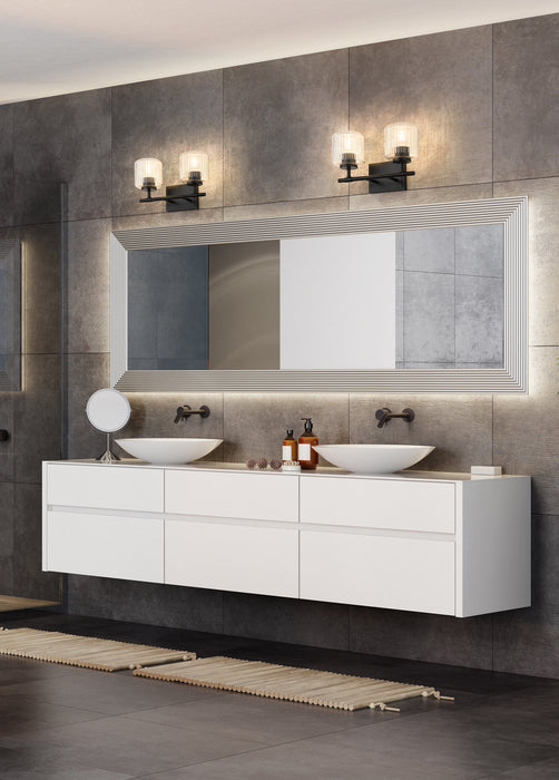 Vanity Z-Lite 7515-2V-MB Matte Black Landon 2 Light Vanity Z-Lite