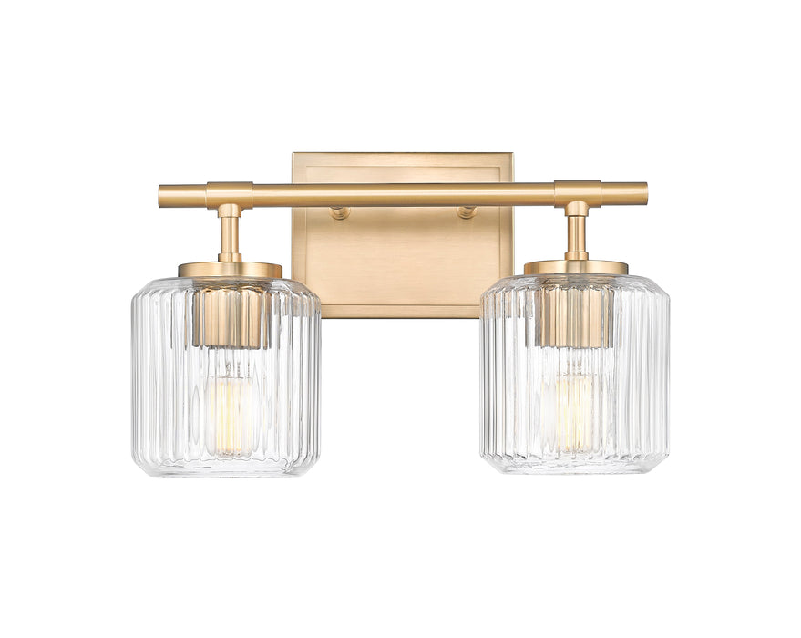 Vanity Z-Lite 7515-2V-MGLD Modern Gold Landon 2 Light Vanity Z-Lite