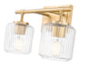 Vanity Z-Lite 7515-2V-MGLD Modern Gold Landon 2 Light Vanity Z-Lite