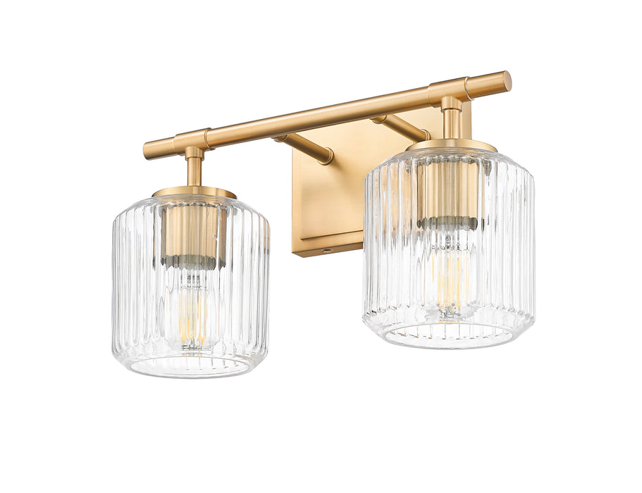 Vanity Z-Lite 7515-2V-MGLD Modern Gold Landon 2 Light Vanity Z-Lite