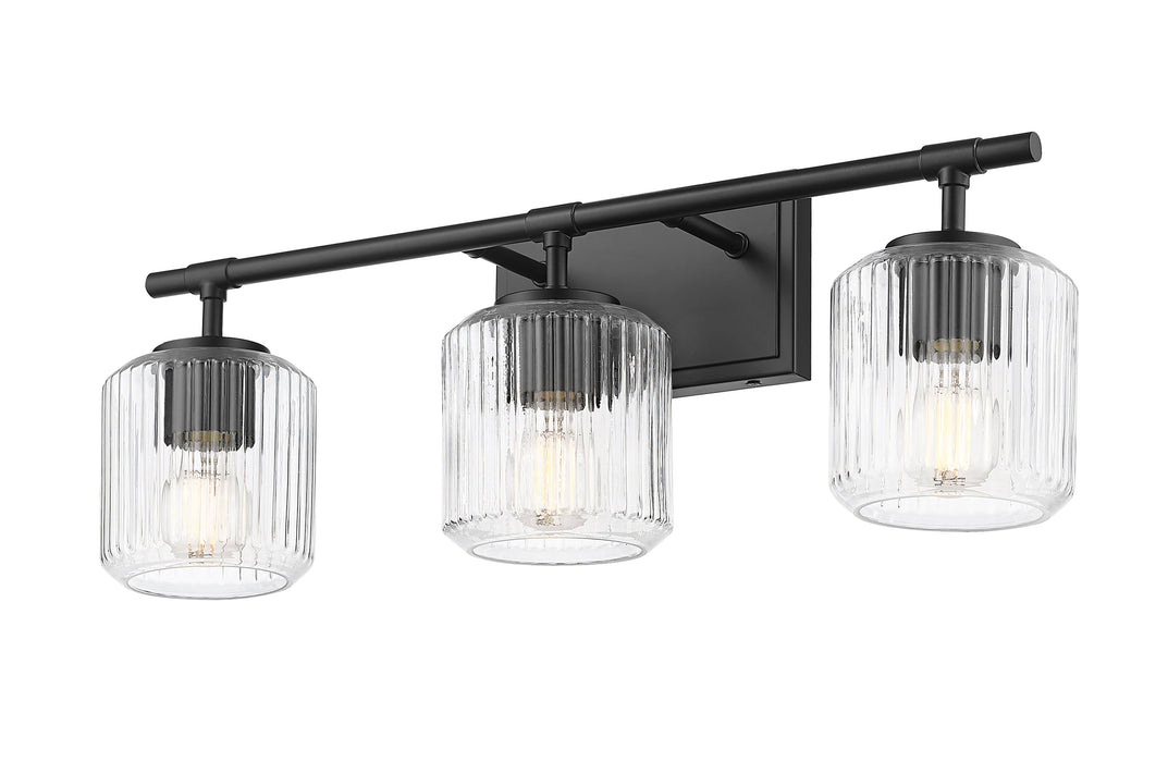 Vanity Z-Lite 7515-3V-MB Matte Black Landon 3 Light Vanity Z-Lite