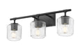Vanity Z-Lite 7515-3V-MB Matte Black Landon 3 Light Vanity Z-Lite