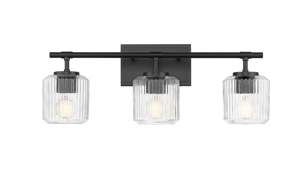 Vanity Z-Lite 7515-3V-MB Matte Black Landon 3 Light Vanity Z-Lite