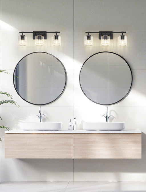 Vanity Z-Lite 7515-3V-MB Matte Black Landon 3 Light Vanity Z-Lite