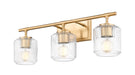 Vanity Z-Lite 7515-3V-MGLD Modern Gold Landon 3 Light Vanity Z-Lite