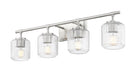 Vanity Z-Lite 7515-4V-BN Brushed Nickel Landon 4 Light Vanity Z-Lite
