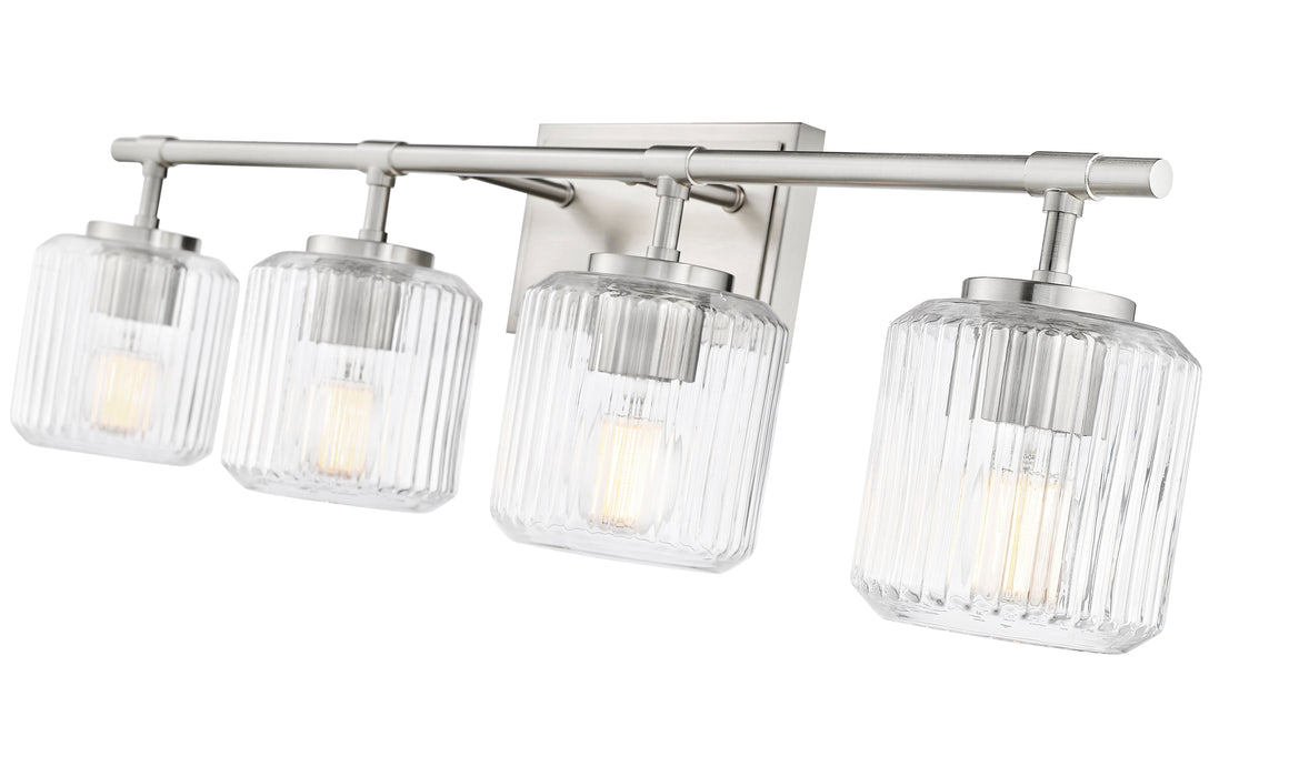 Vanity Z-Lite 7515-4V-BN Brushed Nickel Landon 4 Light Vanity Z-Lite