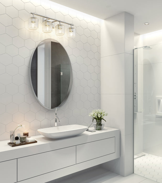 Vanity Z-Lite 7515-4V-BN Brushed Nickel Landon 4 Light Vanity Z-Lite