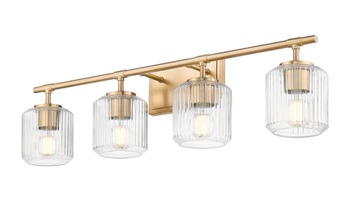 Vanity Z-Lite 7515-4V-MGLD Modern Gold Landon 4 Light Vanity Z-Lite