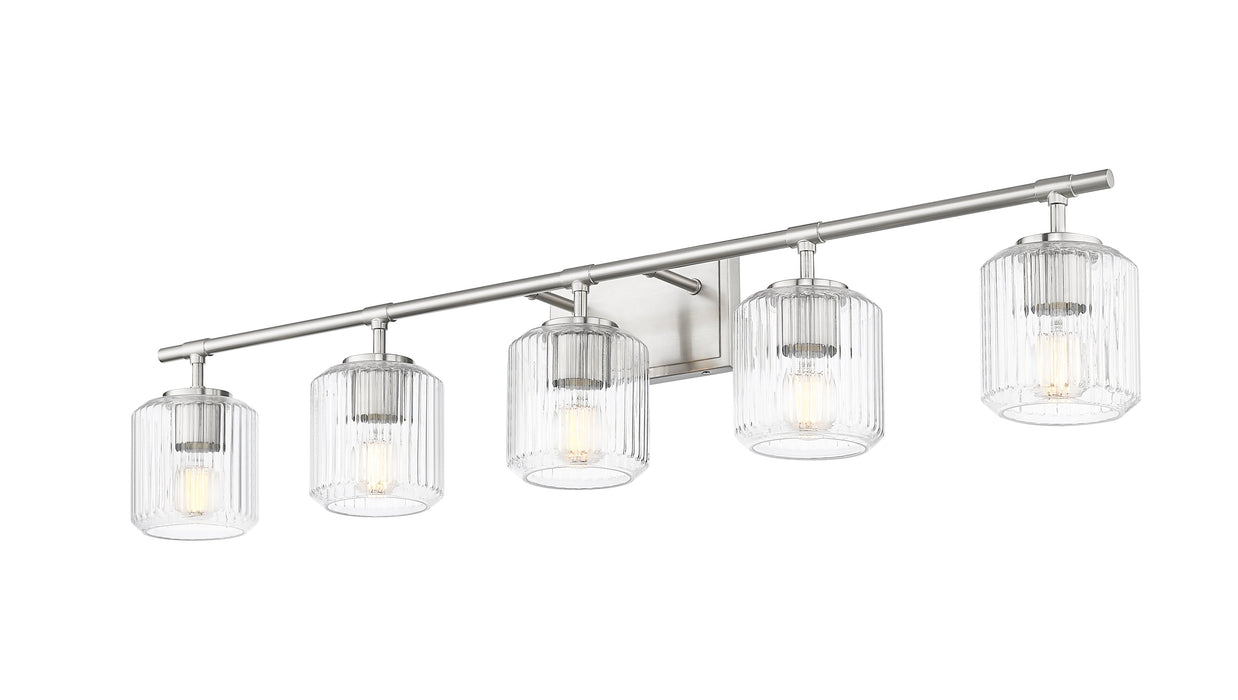 Vanity Z-Lite 7515-5V-BN Brushed Nickel Landon 5 Light Vanity Z-Lite