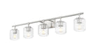 Vanity Z-Lite 7515-5V-BN Brushed Nickel Landon 5 Light Vanity Z-Lite