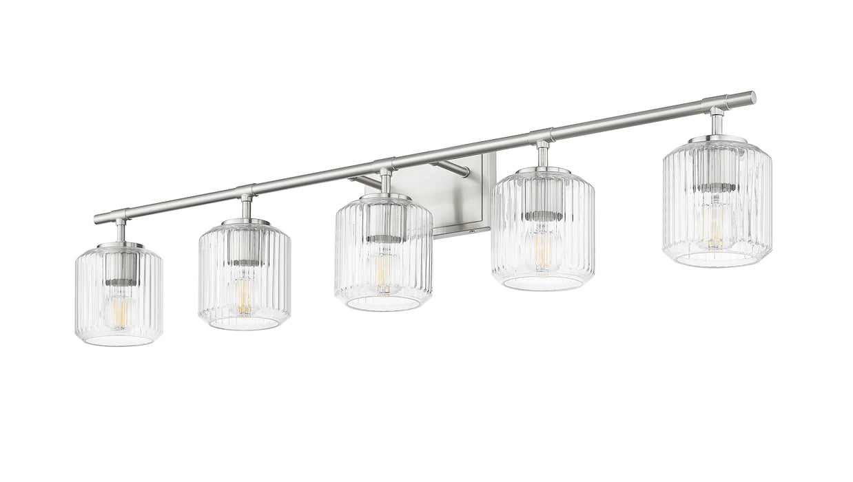 Vanity Z-Lite 7515-5V-BN Brushed Nickel Landon 5 Light Vanity Z-Lite