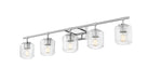 Vanity Z-Lite 7515-5V-CH Chrome Landon 5 Light Vanity Z-Lite