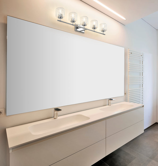 Vanity Z-Lite 7515-5V-CH Chrome Landon 5 Light Vanity Z-Lite