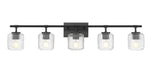 Vanity Z-Lite 7515-5V-MB Matte Black Landon 5 Light Vanity Z-Lite