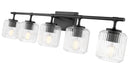 Vanity Z-Lite 7515-5V-MB Matte Black Landon 5 Light Vanity Z-Lite