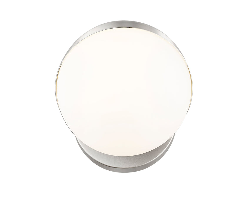 Wall Sconce Z-Lite 7517-1S-BN Brushed Nickel Realm Sphere 1 Light Wall Sconce Z-Lite