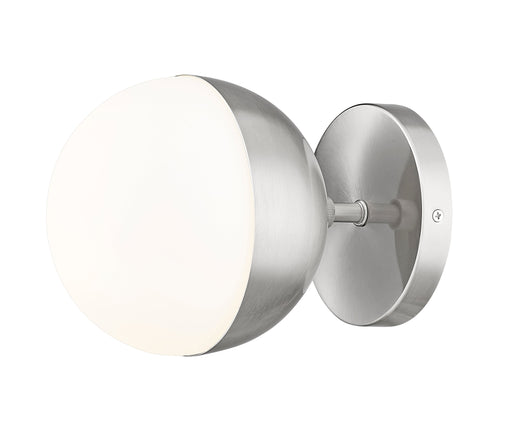 Wall Sconce Z-Lite 7517-1S-BN Brushed Nickel Realm Sphere 1 Light Wall Sconce Z-Lite
