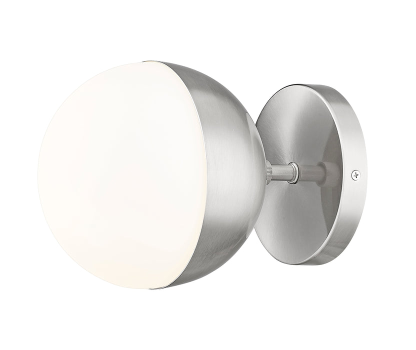 Wall Sconce Z-Lite 7517-1S-BN Brushed Nickel Realm Sphere 1 Light Wall Sconce Z-Lite