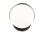 Wall Sconce Z-Lite 7517-1S-MB Matte Black Realm Sphere 1 Light Wall Sconce Z-Lite