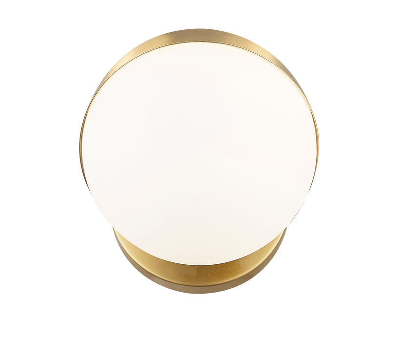 Wall Sconce Z-Lite 7517-1S-MGLD Modern Gold Realm Sphere 1 Light Wall Sconce Z-Lite